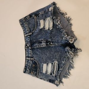 Shein size medium denim shorts